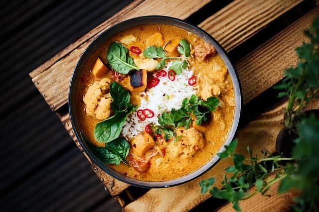 Vegetariánské curries: Kombinace chutí a výživy